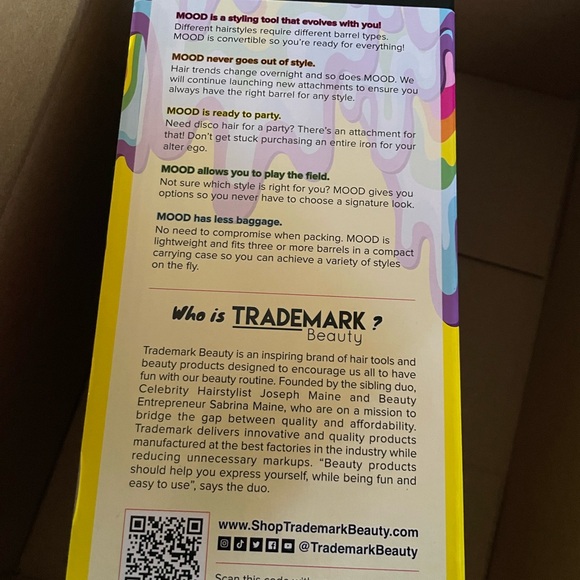 Trademark Beauty Mood Starter Kit Waver / Wand / Curler 1 Inch New in box NIB - Picture 7 of 9
